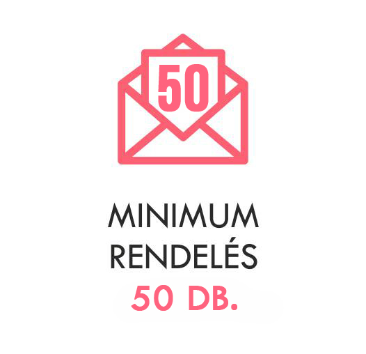 Minimum rendelés 50 db